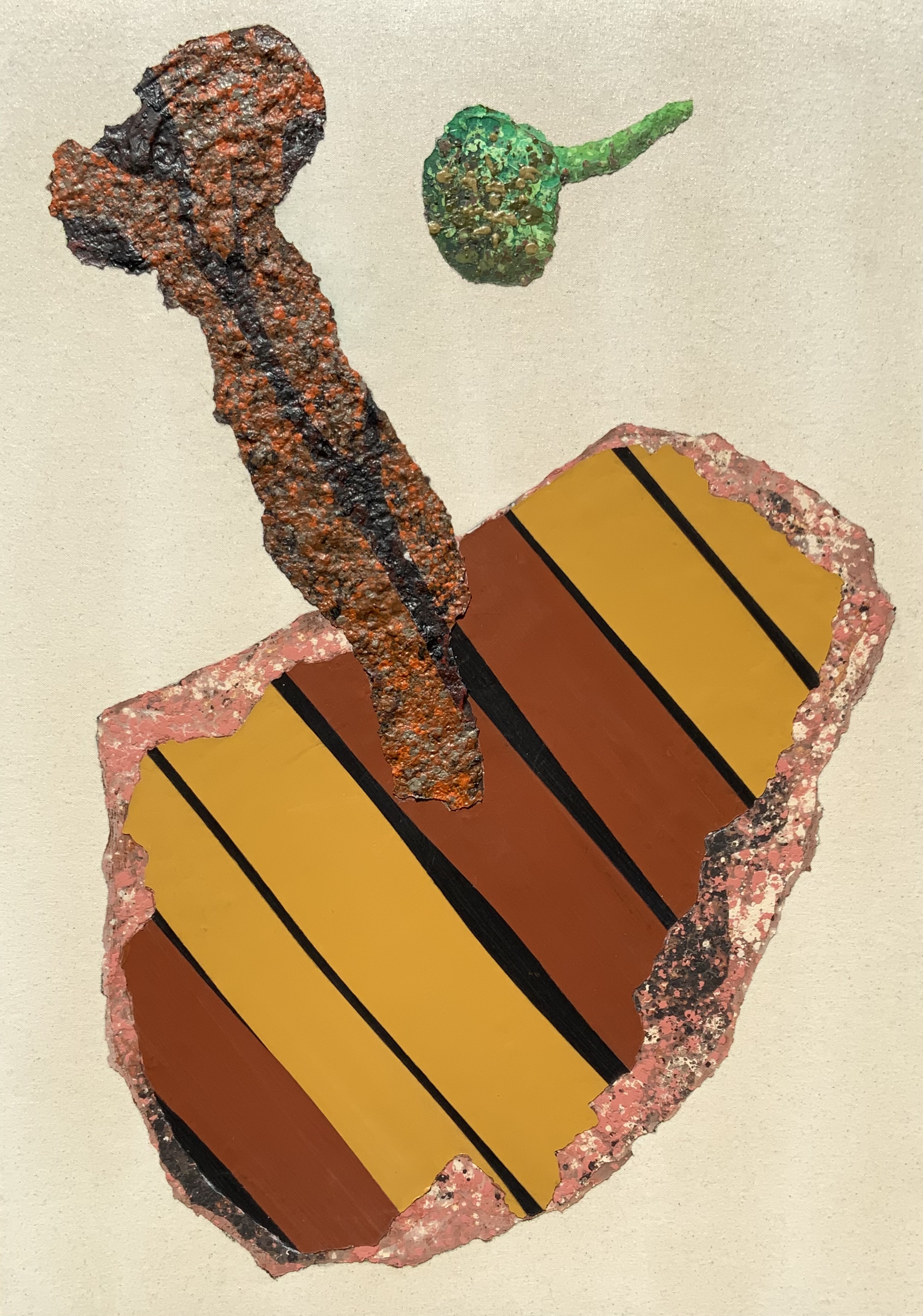 Painting of a sherd of pottery from the Lincolnshire Series